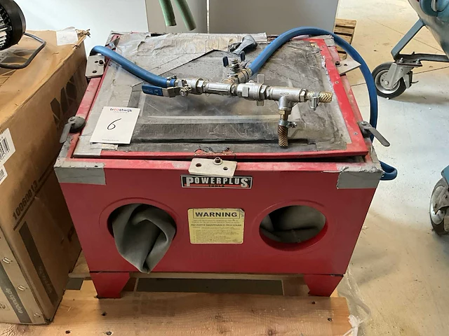 2016 powerplus tools pp-t0006 straalcabine - afbeelding 2 van  4
