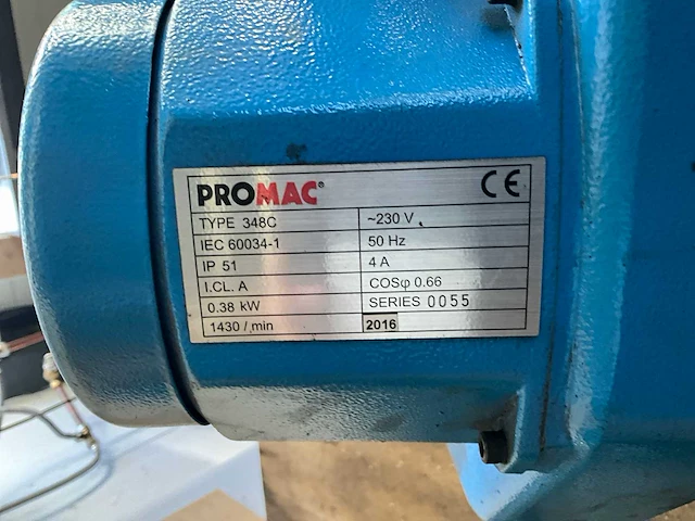 2016 promac 348c metalen horizontale bandzaagmachine - afbeelding 9 van  10