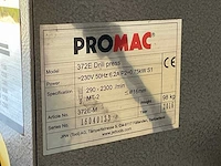 2016 promac 372e tafelboormachine - afbeelding 9 van  9