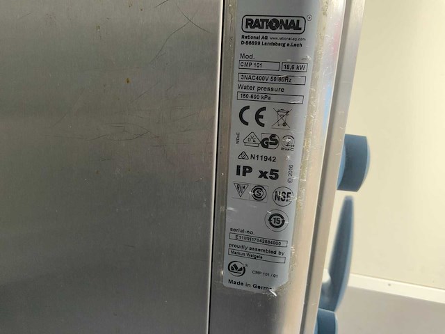 2016 rational combimaster plus cmp 61 combisteamer + inrijwagwn - afbeelding 6 van  14