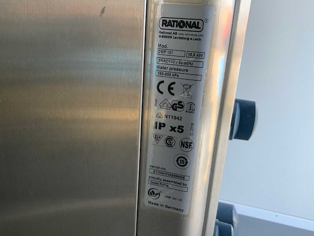 2016 rational combimaster plus cmp101 en cmp 61 combisteamer + inrijwagwn - afbeelding 9 van  17