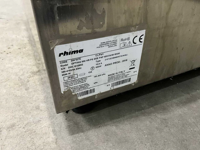 2016 rhima dw107e vaatwasmachine - afbeelding 8 van  8