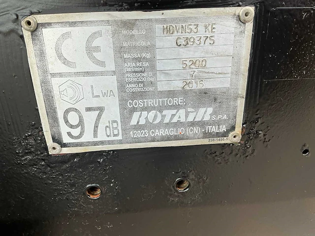 2016 rotair mdvn53k luchtcompressor - afbeelding 6 van  14