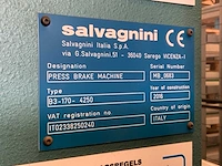 2016 salvagnini b3-170/4250 cnc kantbank met in en uitlaatstation - afbeelding 14 van  73