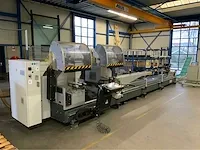 2016 schüco pdg e cut 650 e dubbele verstek afkortzaagmachine