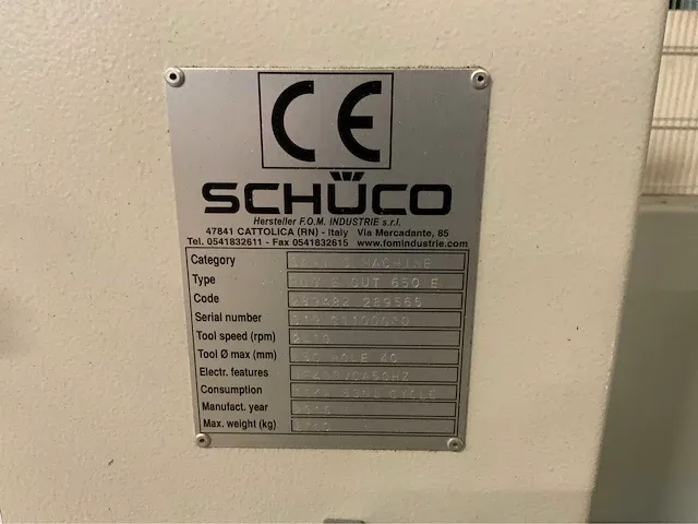 2016 schüco pdg e cut 650 e dubbele verstek afkortzaagmachine - afbeelding 28 van  32