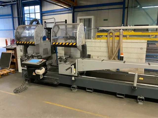 2016 schüco pdg e cut 650 e dubbele verstek afkortzaagmachine - afbeelding 4 van  32