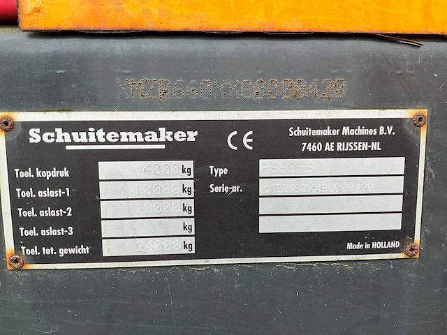 2016 schuitemaker rapide 660-s opraapwagen - afbeelding 24 van  34