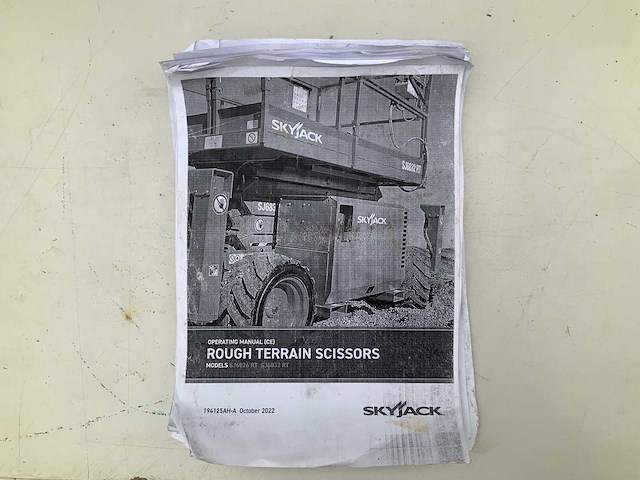 2016 skyjack sj6826rt ruwterrein hoogwerker 4x4 - afbeelding 24 van  30