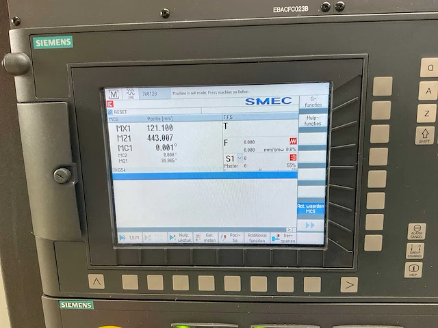 2016 smec pl1600l cnc draaibank - afbeelding 7 van  19