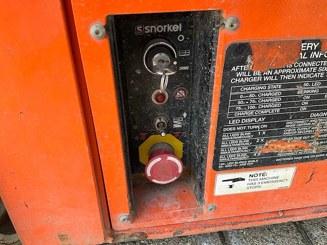 2016 snorkel s3219e hoogwerker - afbeelding 13 van  13