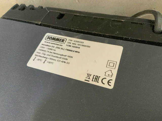 2016 sommer elektrische roldeur - afbeelding 6 van  6