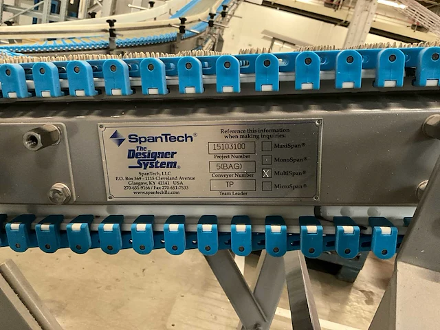 2016 spantech multispan transportband - afbeelding 8 van  8
