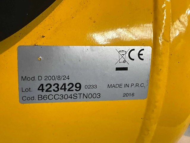2016 stanley d 200/8/24 luchtcompressor - afbeelding 3 van  5