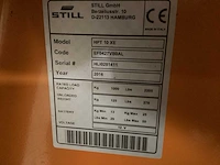 2016 still hpt10xe hand hydraulische palletwagen - afbeelding 6 van  6