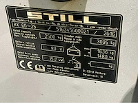 2016 still rx 60-25 2500kg 1873uur vorkheftruck - afbeelding 10 van  18