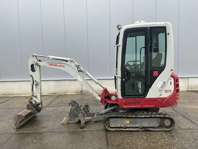 2016 takeuchi tb216 minigraafmachine - afbeelding 12 van  36