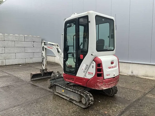 2016 takeuchi tb216 minigraafmachine - afbeelding 23 van  36
