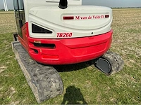 2016 takeuchi tb260 rupsgraafmachine - afbeelding 14 van  39