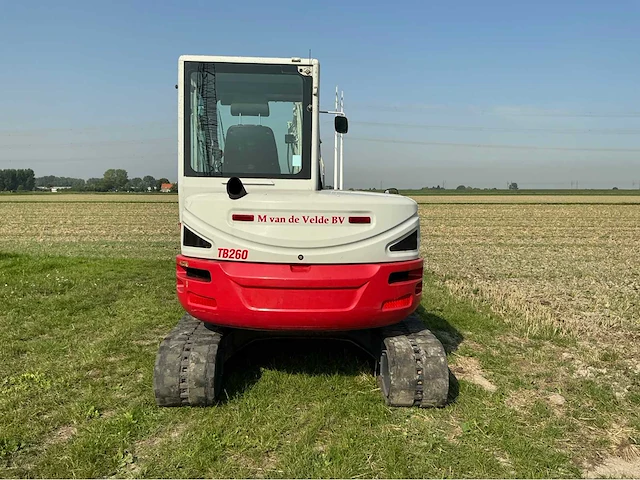 2016 takeuchi tb260 rupsgraafmachine - afbeelding 34 van  39