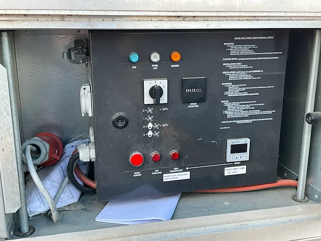 2016 thermobile imac-2000 s industriële heater / event heater / hetelucht turbine - afbeelding 12 van  13