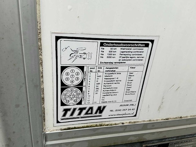 2016 titan jelsum aanhangwagen - afbeelding 8 van  33
