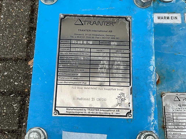 2016 tranter gc-008 platenkoeler - afbeelding 4 van  4