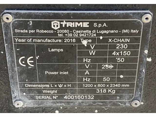 2016 trime x-chain a0002 stationaire lichtmast - afbeelding 5 van  13
