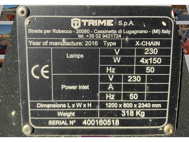 2016 trime x-chain stationaire lichtmast - afbeelding 4 van  12