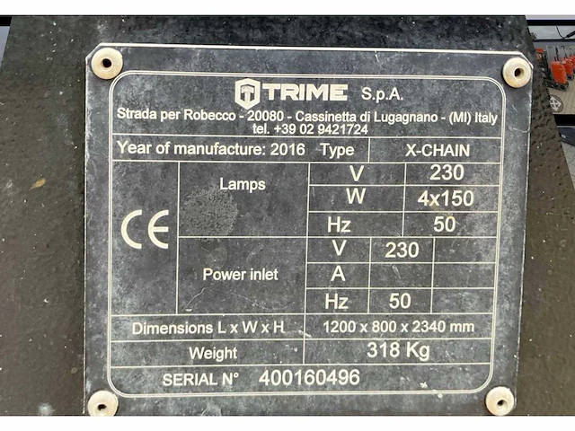 2016 trime x-chain stationaire lichtmast - afbeelding 10 van  18