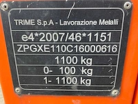 2016 trime x-eco a0012 lichtmast aanhangwagen - afbeelding 18 van  25