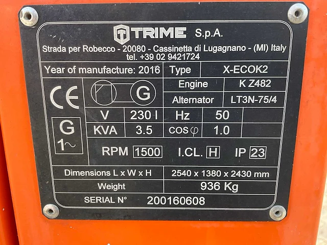 2016 trime x-eco a0012 lichtmast aanhangwagen - afbeelding 13 van  21