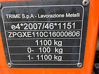 2016 trime x-eco a0012 lichtmast aanhangwagen - afbeelding 14 van  21