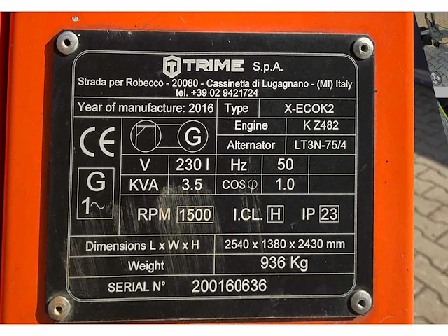 2016 trime x-eco a0012 lichtmast aanhangwagen - afbeelding 22 van  30