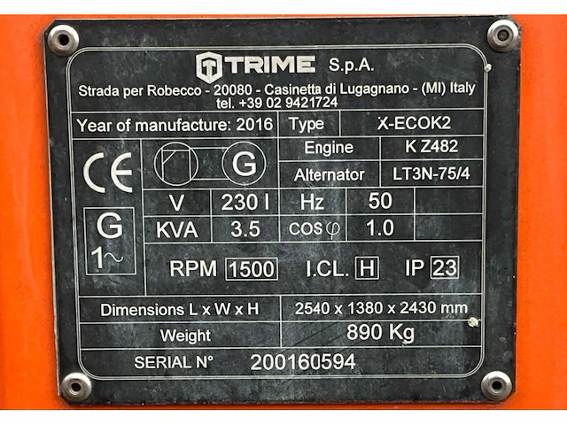 2016 trime x-eco a0012 lichtmast aanhangwagen - afbeelding 21 van  29