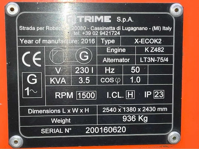2016 trime x-eco a0012 lichtmast aanhangwagen - afbeelding 21 van  29