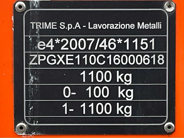2016 trime x-eco a0012 lichtmast aanhangwagen - afbeelding 22 van  29
