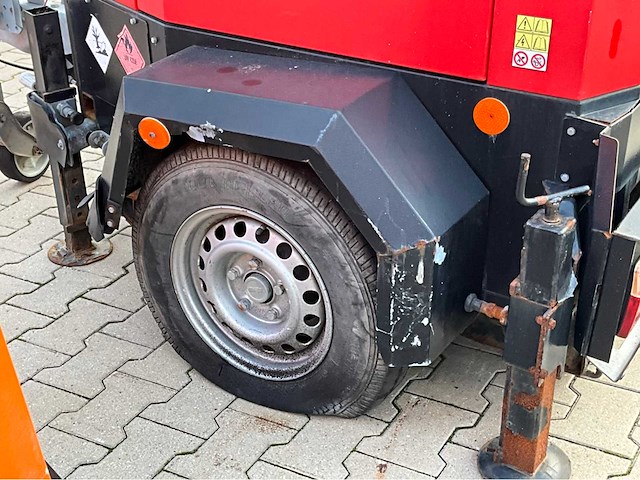 2016 trime x-ecok2 led lichtmast aggregaat aanhangwagen - afbeelding 7 van  17