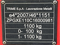 2016 trime x-ecok2 led lichtmast aggregaat aanhangwagen - afbeelding 9 van  17