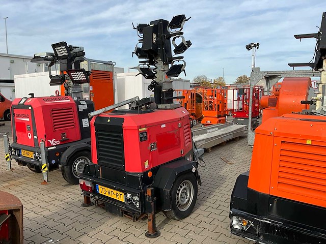 2016 trime x-ecok2 led lichtmast aggregaat aanhangwagen - afbeelding 11 van  17