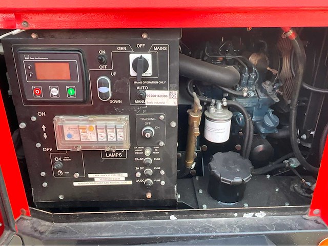 2016 trime x-ecok2 led lichtmast aggregaat aanhangwagen - afbeelding 16 van  17