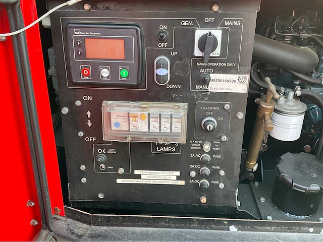 2016 trime x-ecok2 led lichtmast aggregaat aanhangwagen - afbeelding 17 van  17