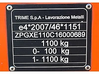 2016 trime x-ecok2 led lichtmast aggregaat aanhangwagen - afbeelding 11 van  19