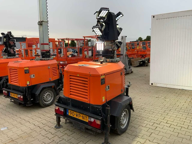 2016 trime x-ecok2 led lichtmast aggregaat aanhangwagen - afbeelding 9 van  14
