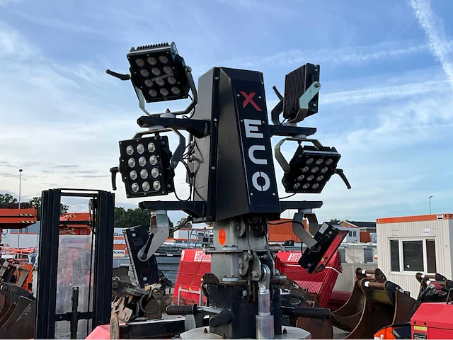 2016 trime x-ecok2 led lichtmast aggregaat aanhangwagen - afbeelding 15 van  18