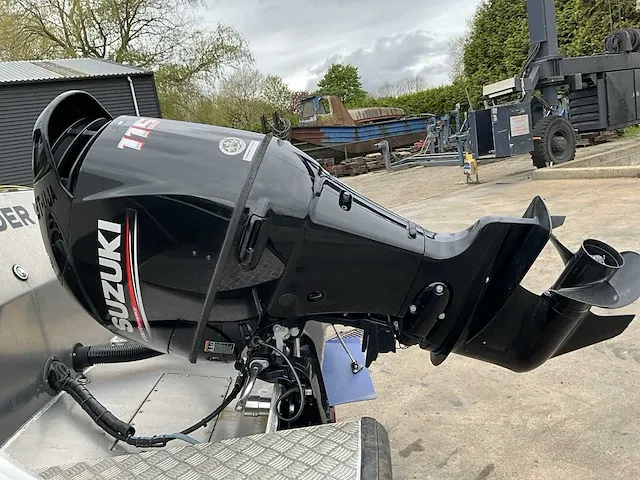 2016 vanvossen alu tender 650 cabin consoleboot inclusief trailer - afbeelding 12 van  32