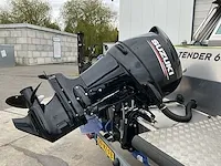 2016 vanvossen alu tender 650 cabin consoleboot inclusief trailer - afbeelding 13 van  32