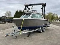2016 vanvossen alu tender 650 cabin consoleboot inclusief trailer