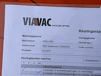 2016 viavac gbx2800 vacuümheffer - afbeelding 9 van  10