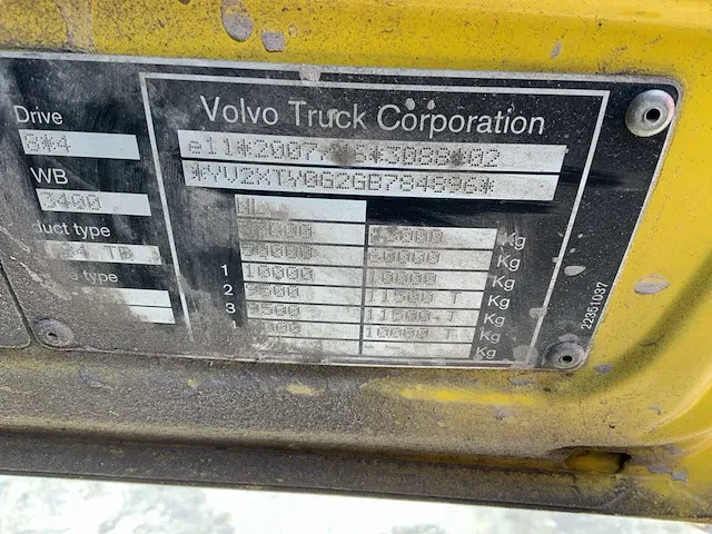 2016 volvo fmx vrachtwagen “haakarm” - afbeelding 29 van  35